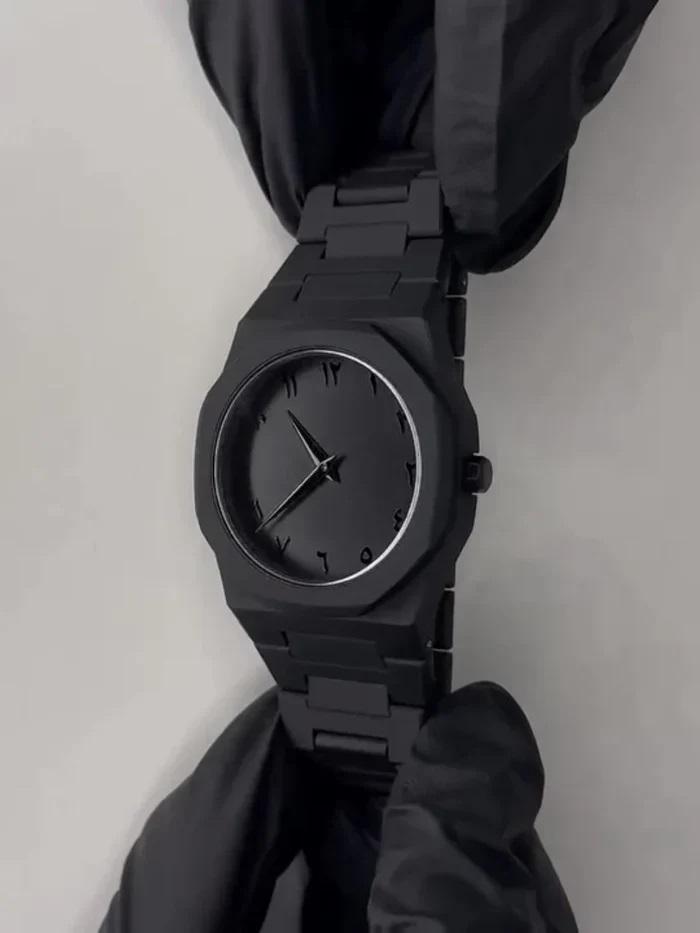 Arabic Black Aura Watch Luxury Premium Quality - LIFE MART
