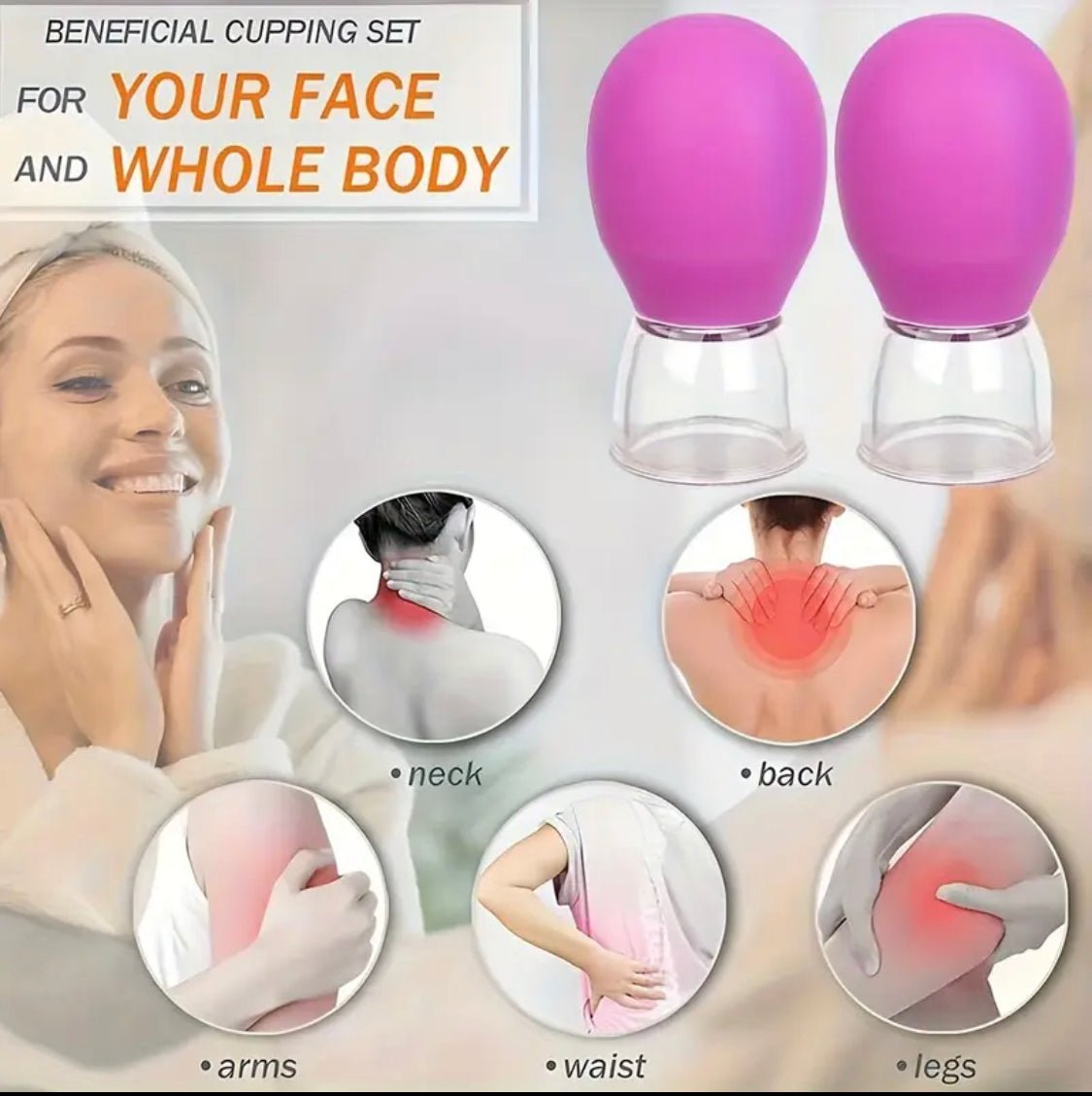Facial Cupping Glass Cups - LIFE MART