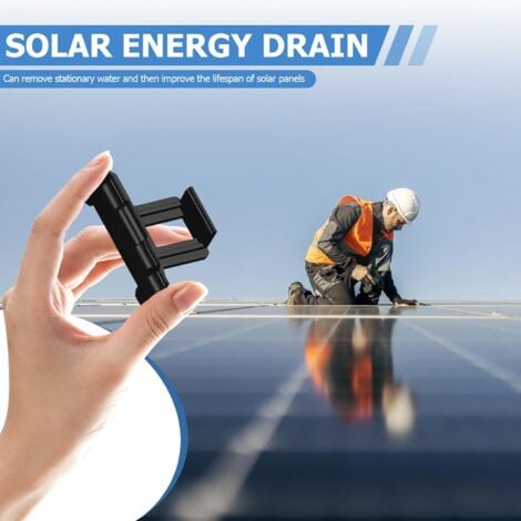 🌞 Solar Panel Water Drainage Clip