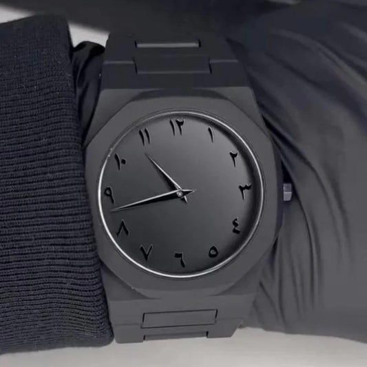 Arabic Black Aura Watch Luxury Premium Quality - LIFE MART