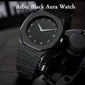 Arabic Black Aura Watch Luxury Premium Quality - LIFE MART