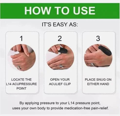 Sugar Control LI4 Acupressure Point Clip PACK OF TWO - LIFE MART